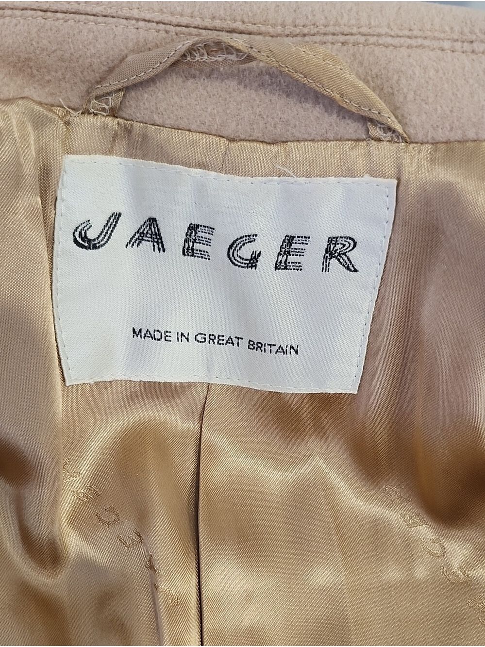 Jaeger Vintage Double-Breasted Blazer Wool Cashmere Womens Sz 6 Classic Luxury - Picture 5 of 15